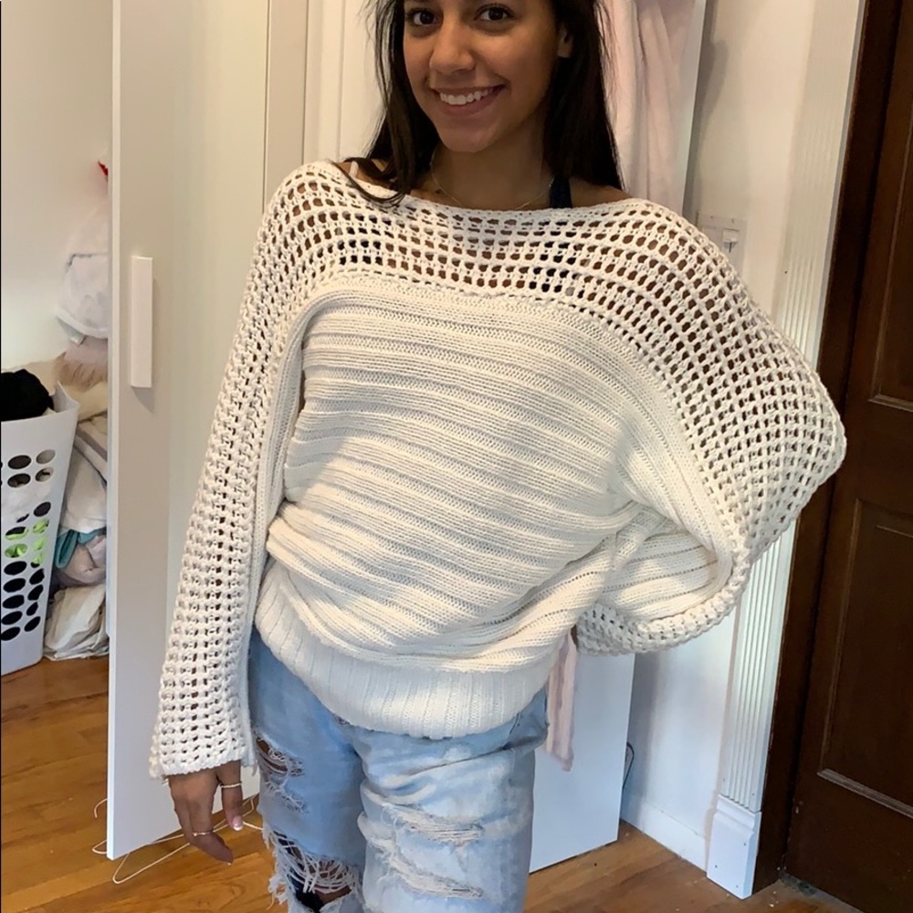 White sweater